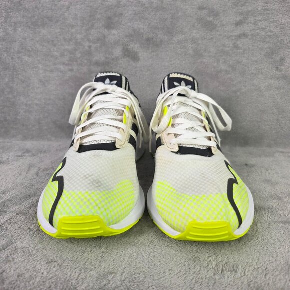 Mens Adidas Swift Run Running Shoes Neon Yellow & Black Sneakers Size 11.5 - Picture 5 of 8